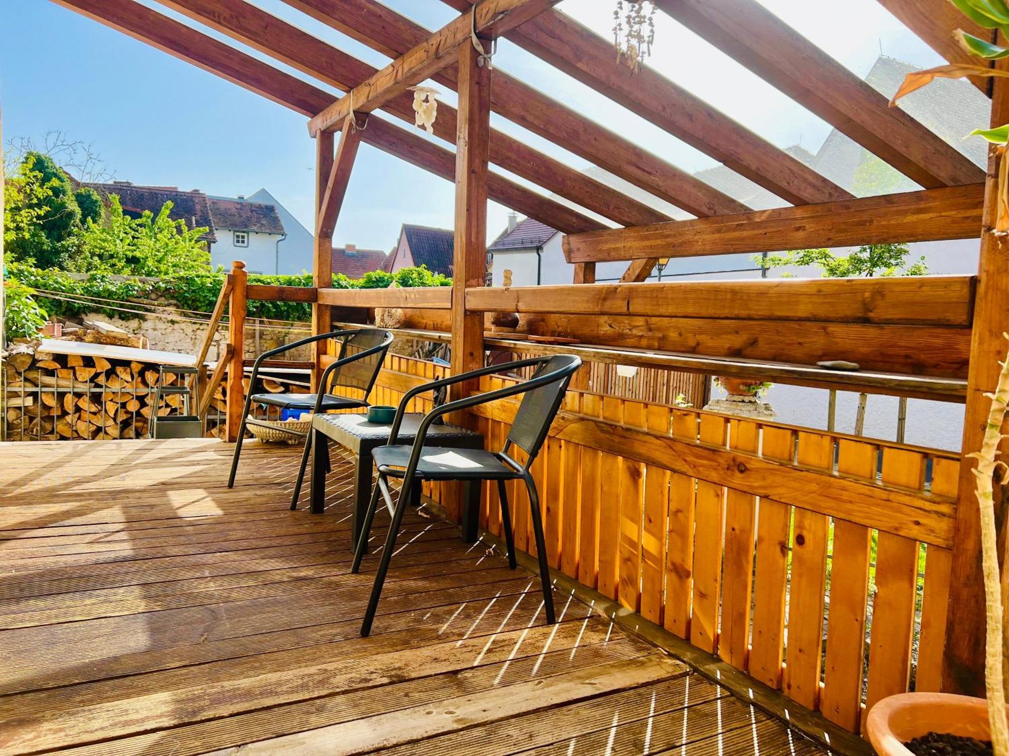 Altstadt Apartment Mit Terrasse Mainbernheim Zewnętrze zdjęcie
